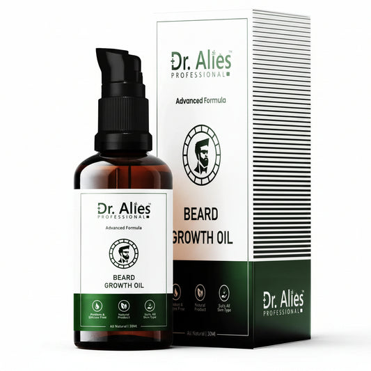 Dr. Alies Professional Beard Growth Oil 30ml | Natural Chemical-Free Beard Oil for Thicker, Fuller & Stronger Beard Growth