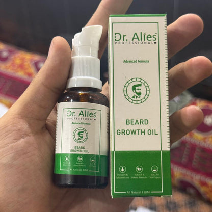 Dr. Alies Professional Beard Growth Oil 30ml | Natural Chemical-Free Beard Oil for Thicker, Fuller & Stronger Beard Growth